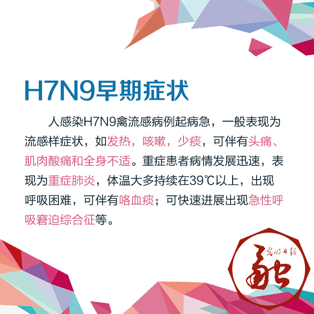 知识贴：h7n9高发季，知道这些你就不怕了！